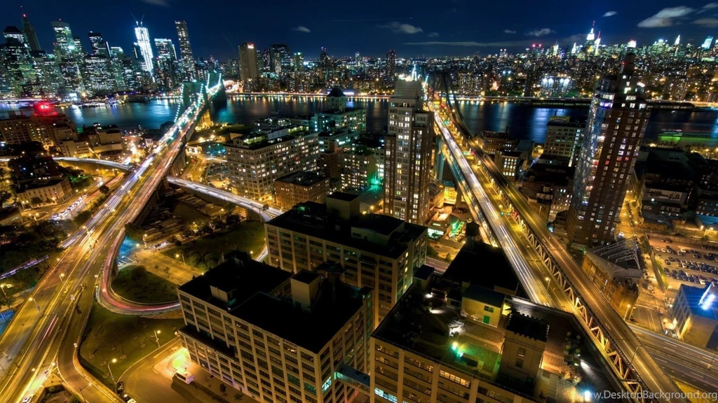 New York At Night Wallpapers Wide