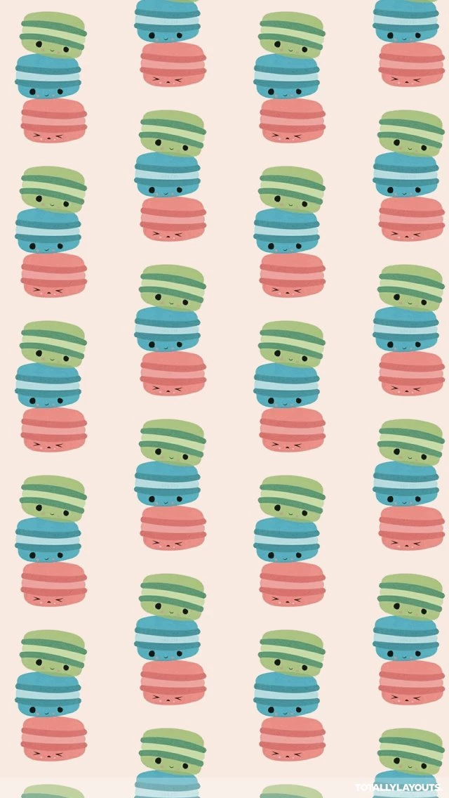 Cute Colorful Macaroons Android Wallpapers   Cute Wallpapers