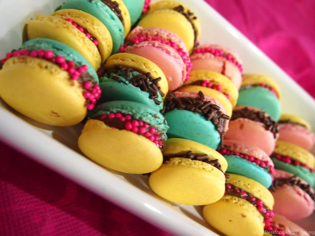 Colorful Macarons   Wallpaper, High Definition, High Quality ...