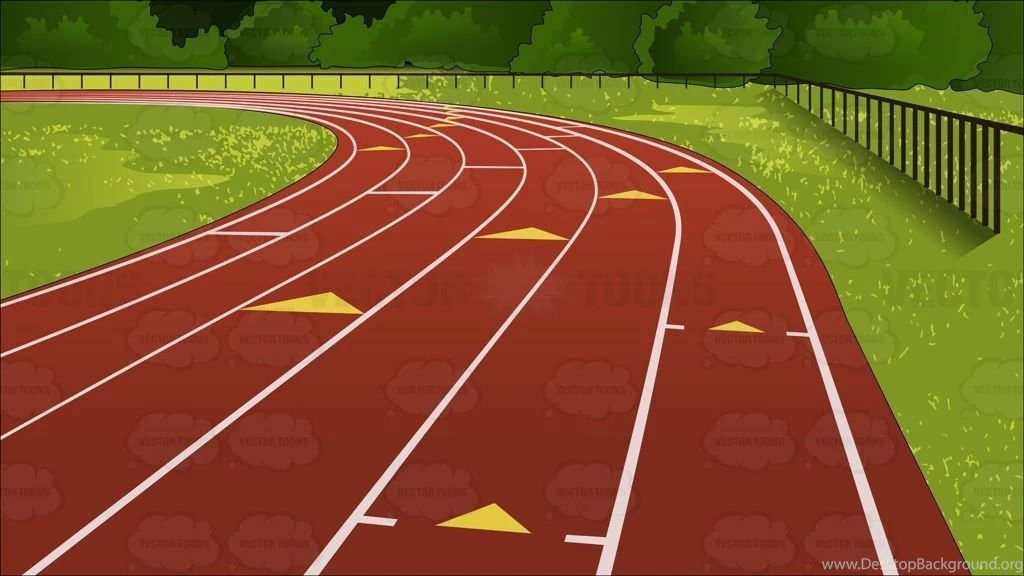 Outdoor Running Track Backgrounds • Vector Graphics • VectorToons.com