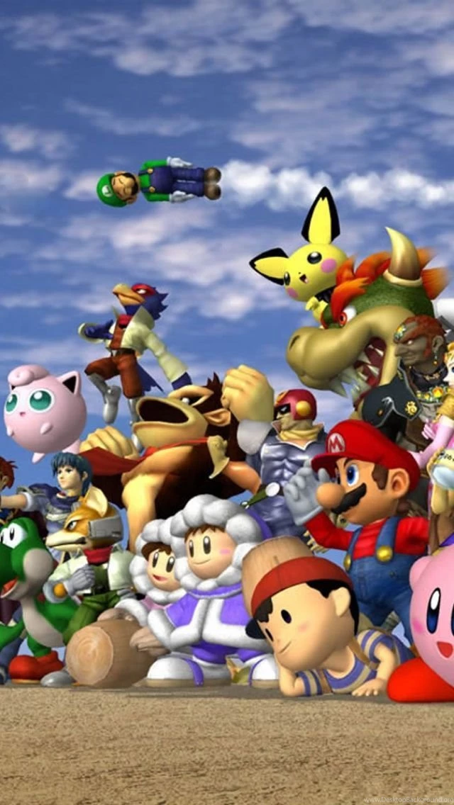 Nintendo Game Characters iPhone 5 Wallpapers