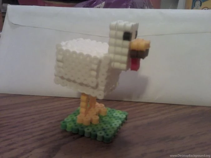 DeviantArt: More Like 3D Minecraft Chicken Final By PixelSculptures