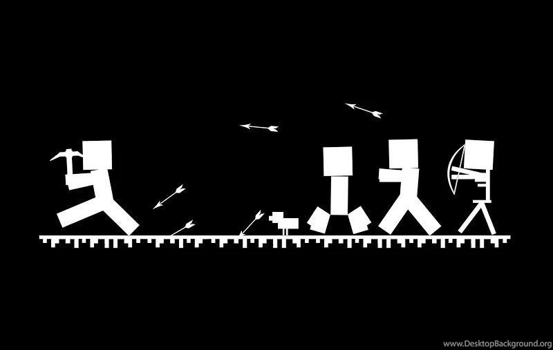 3 Black white Minecraft Wallpapers 1. Www.gaminggallery.de/?p=394 2.…