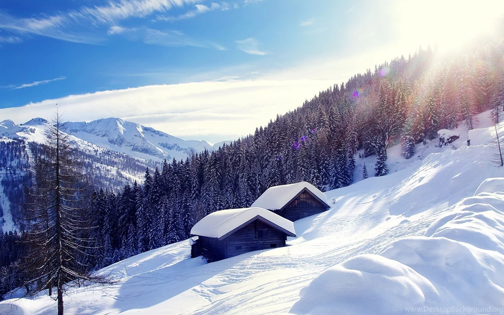 Snowy Mountain Cottage Wide Wallpaper.jpg