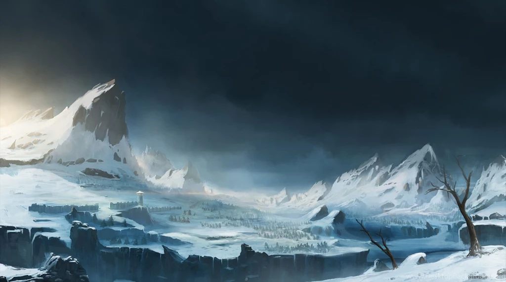 Snowy Mountains By JJcanvas On DeviantArt