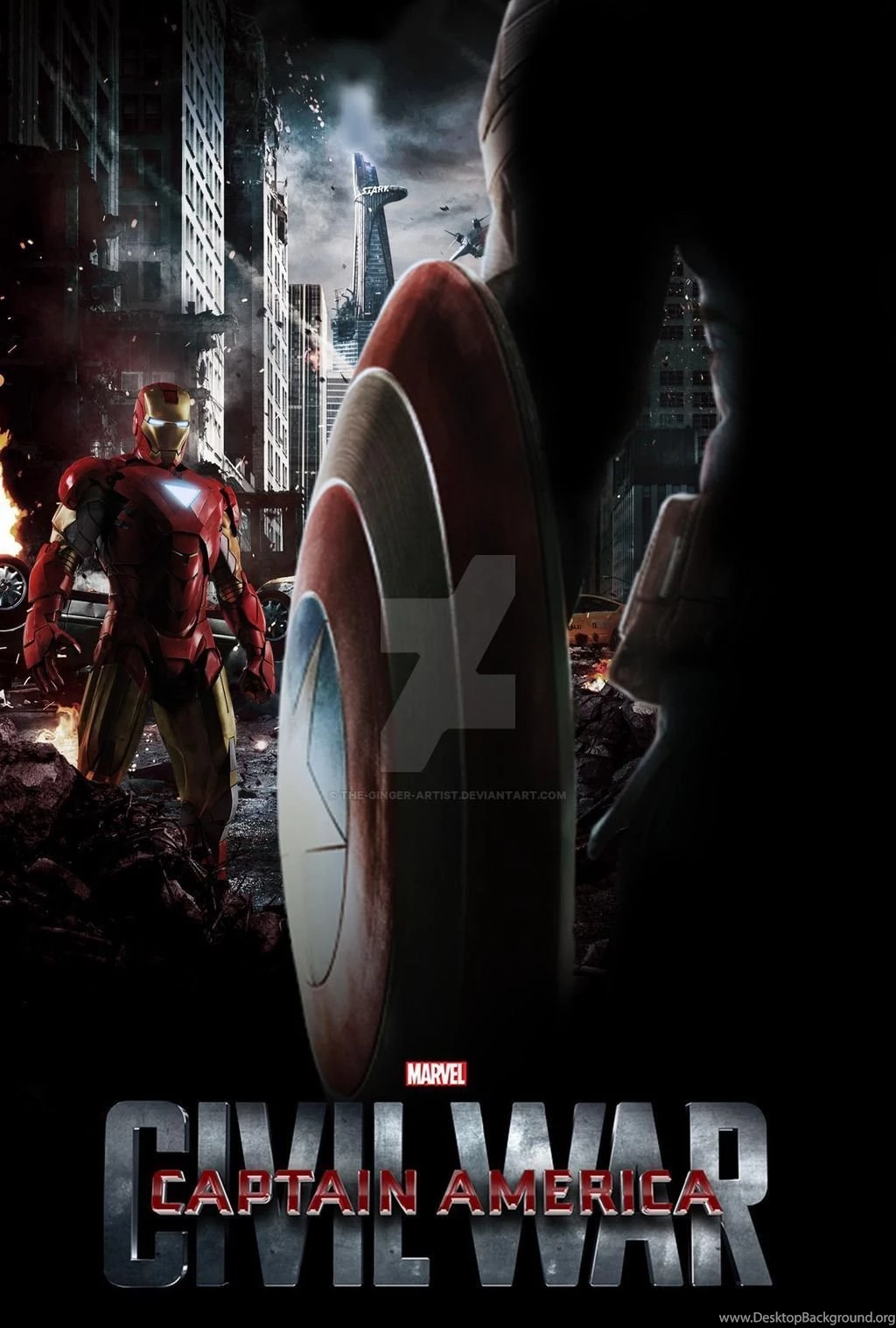 Captain America: Civil War Poster By The Ginger Artist On DeviantArt