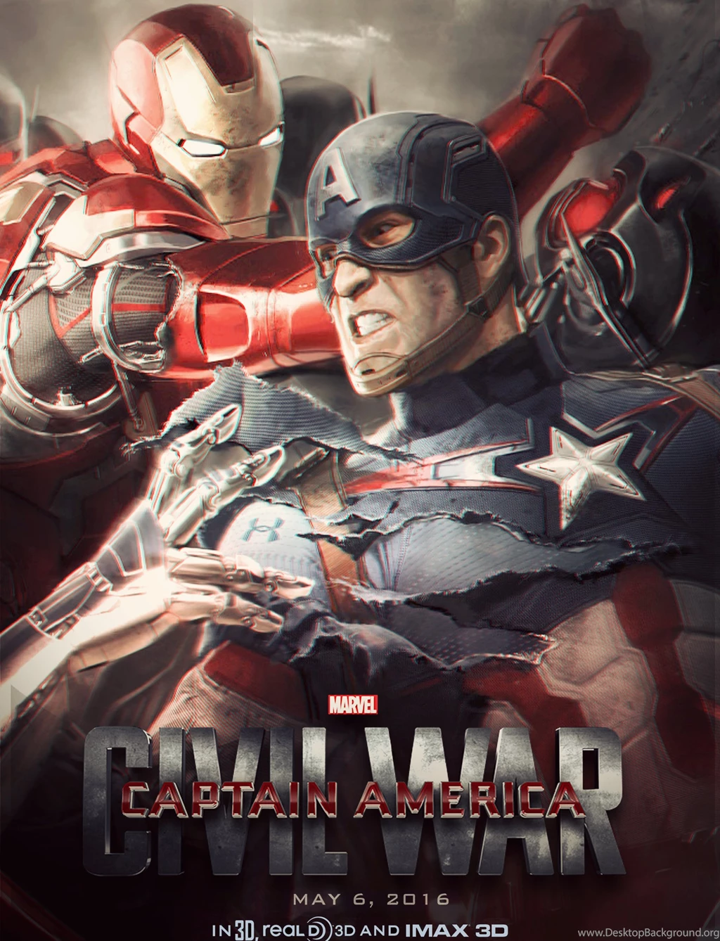 Captain America Civil War Poster 2016 Wallpapers