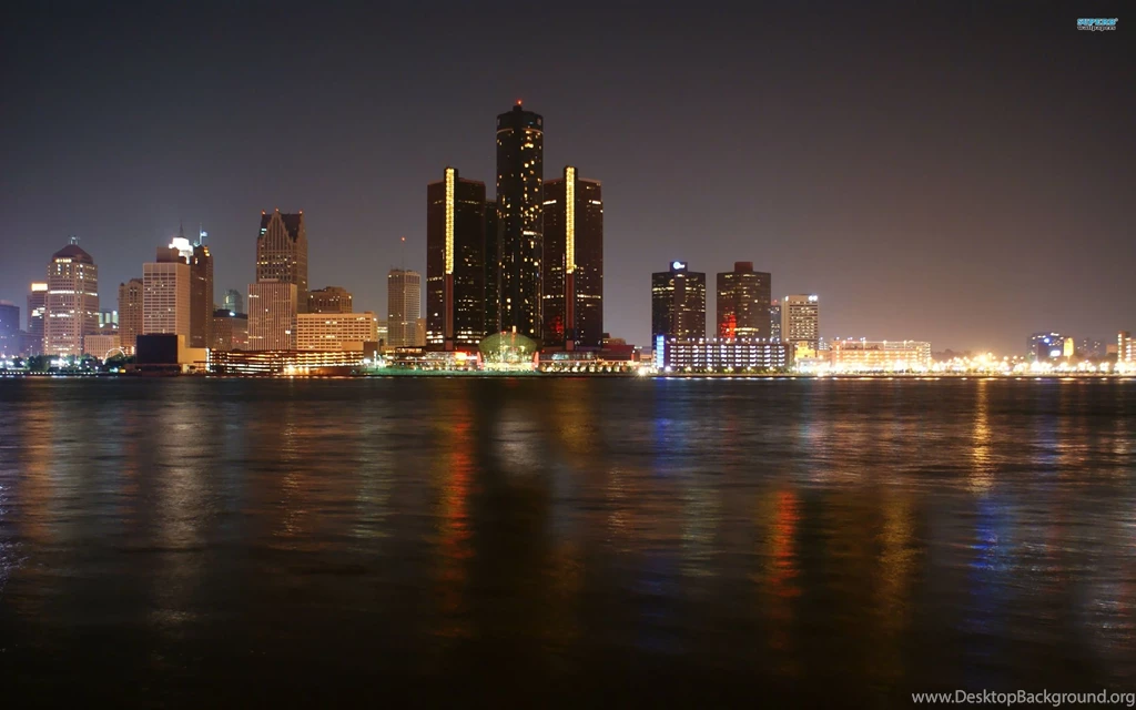 Gallery For   Detroit Skyline Wallpapers
