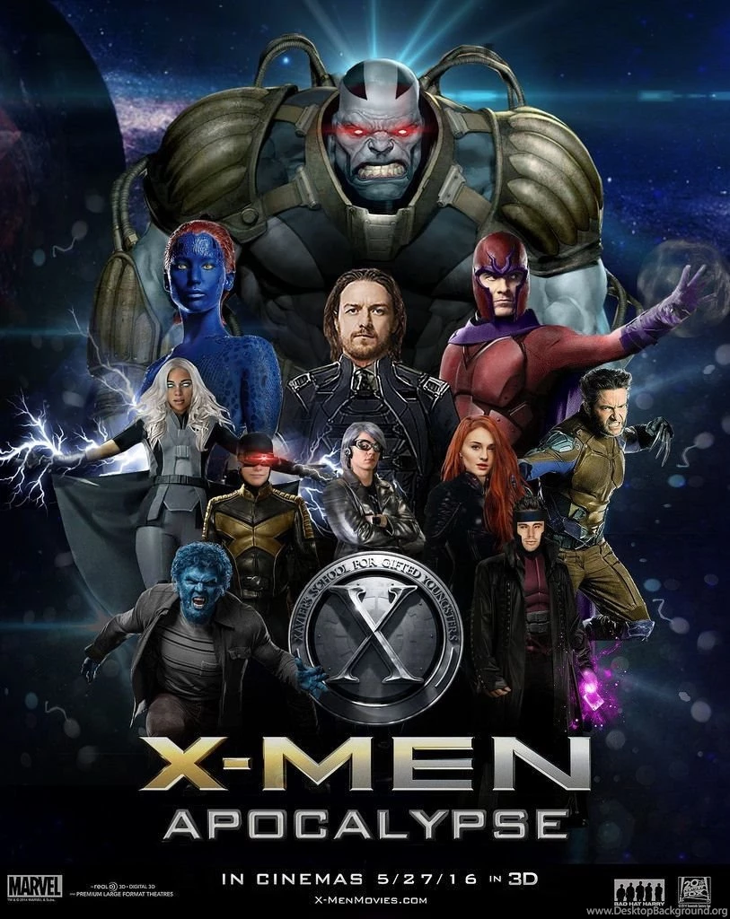X Men Apocalypse 2016 Movie Poster Wallpapers