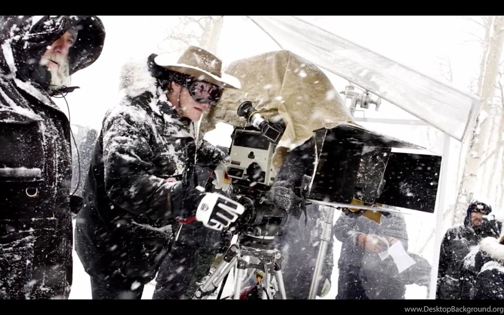 Behind The Scenes Of The Hateful Eight 70MM Filming VFX
