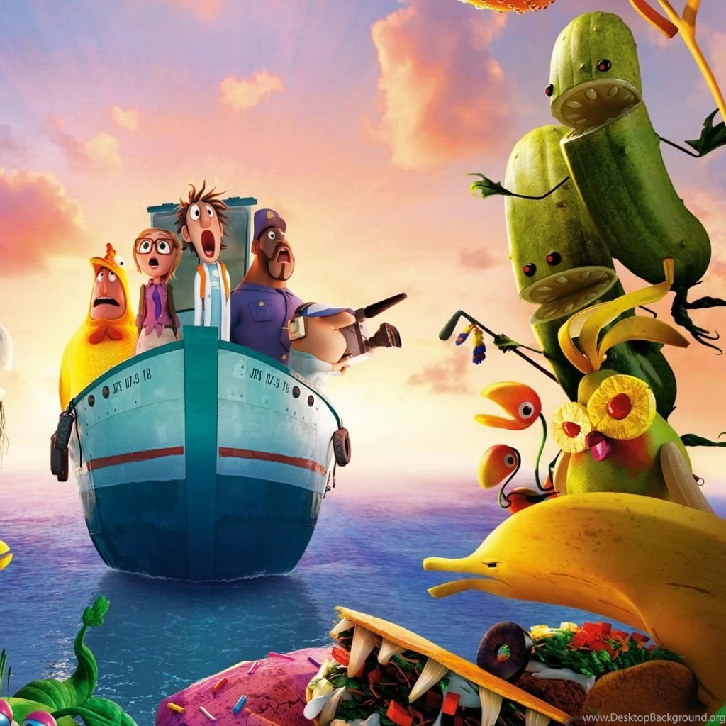 Cloudy With A Chance Of Meatballs 2 iPad Wallpapers