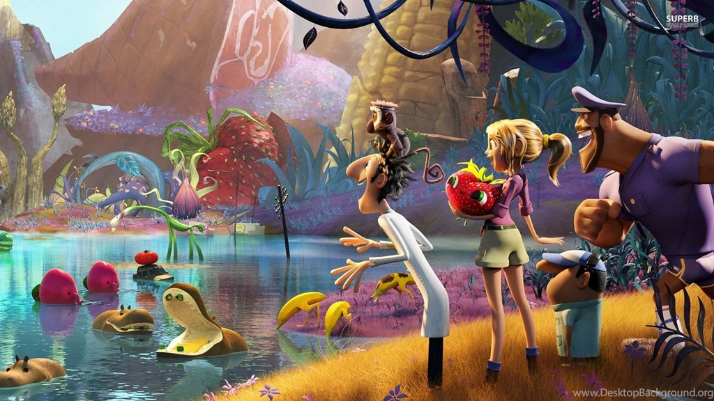 Cloudy With A Chance Of Meatballs Cartoon Wallpapers