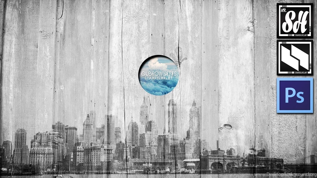 Make Hipster Looks Desktop Wallpapers In Photoshop YouTube