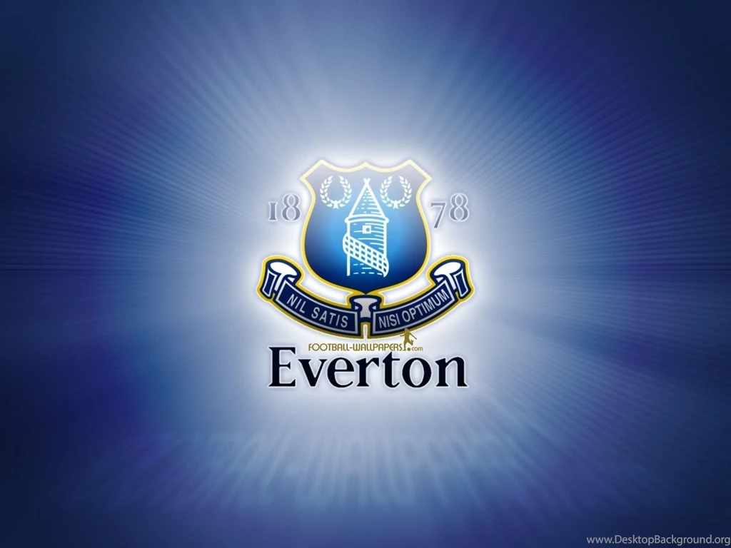 Everton FC Glowing Blue Backgrounds Wallpapers