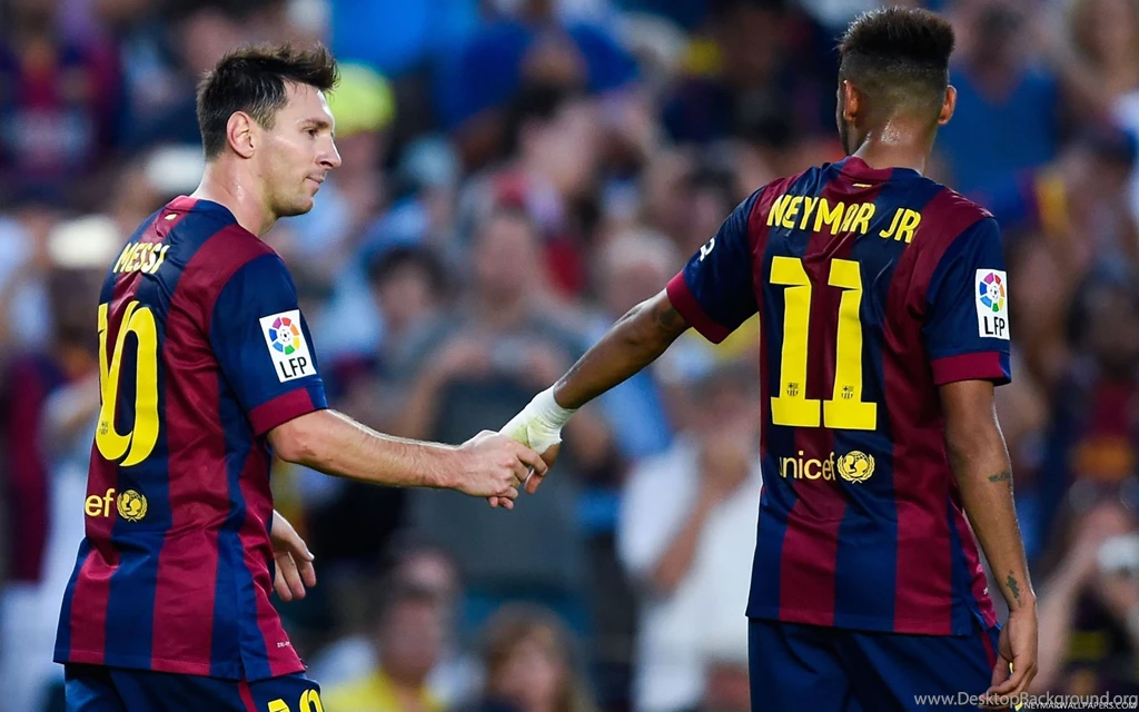Neymar And Messi Holding Hands Neymar Wallpapers