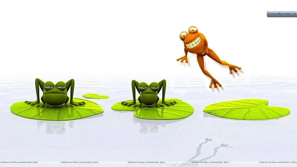 3D Jumping Frog Wallpapers