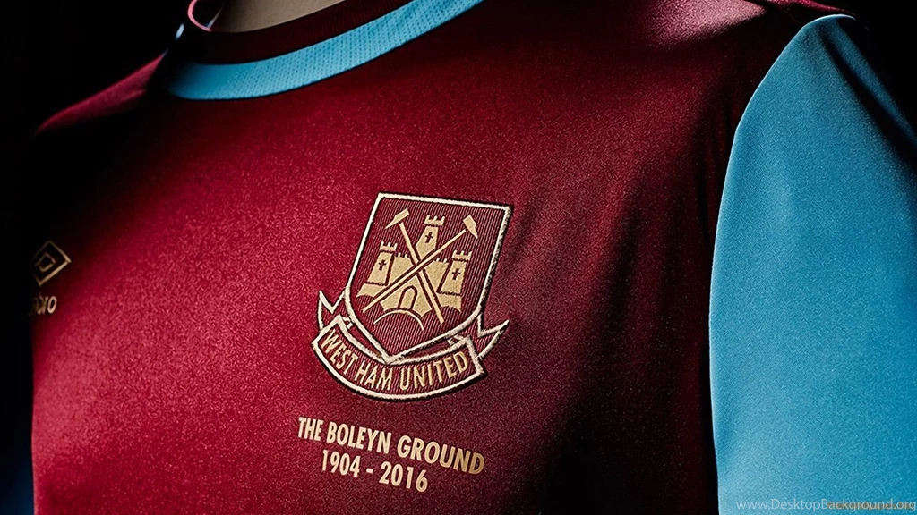 West Ham United 2015 2016 Umbro Home Jersey Wallpapers ...