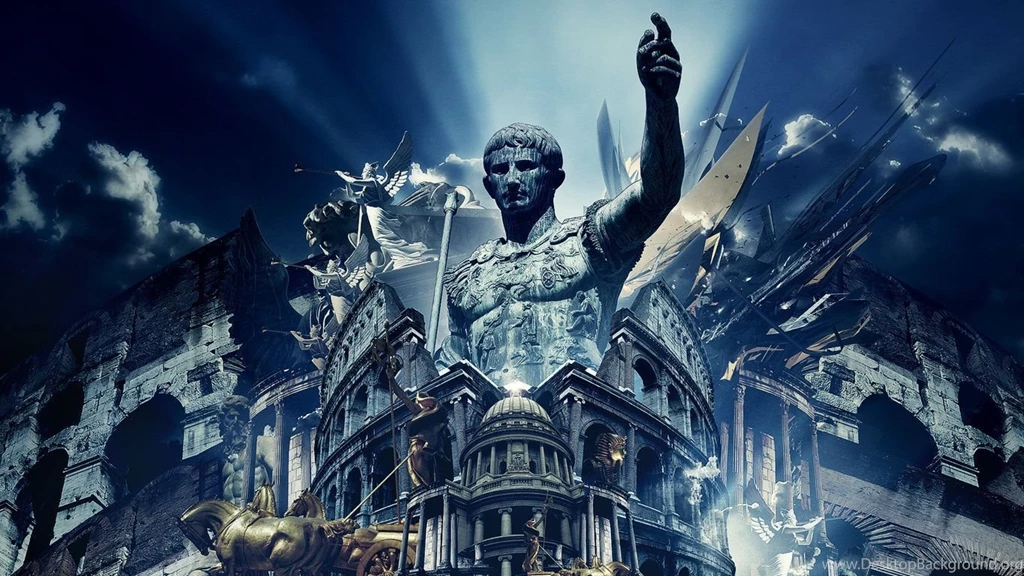 1366x768 Abstraction, The Colosseum, Julius Caesar, Rome ...