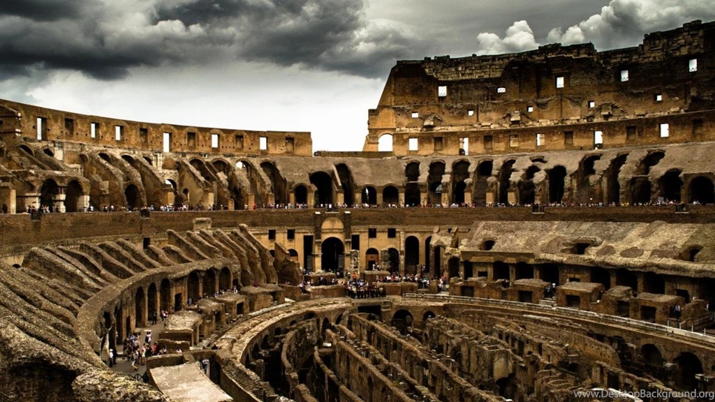 Clouds Rome Colosseum Wallpapers
