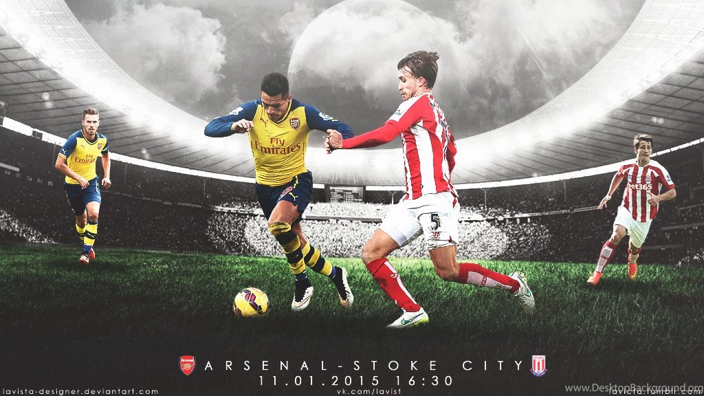 Arsenal Stoke City By LaVista Designer On DeviantArt