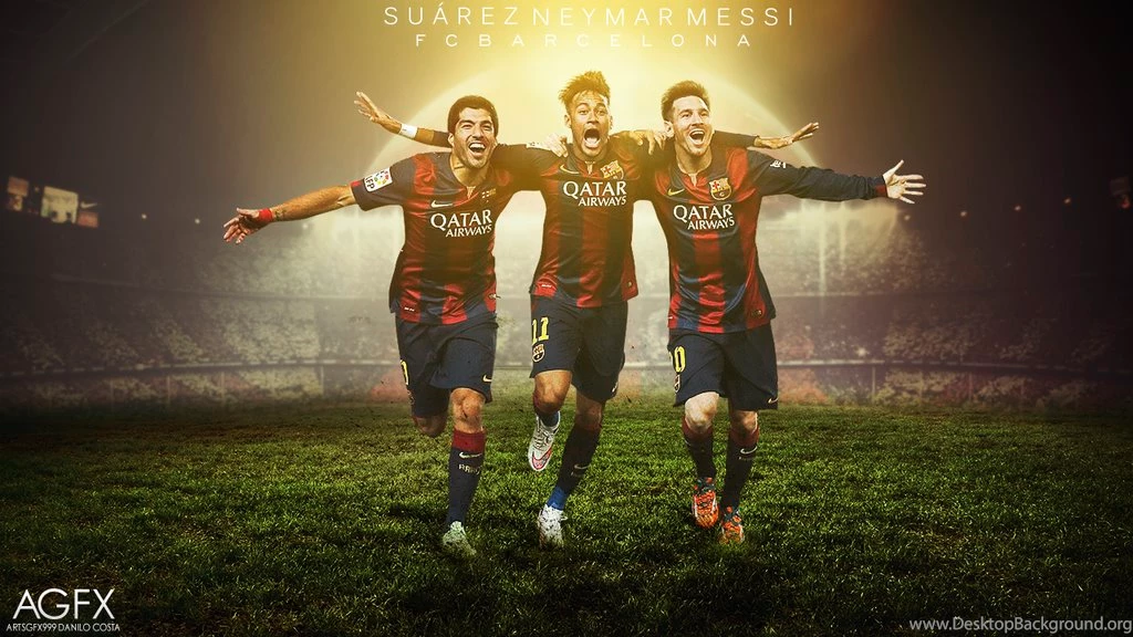 Suarez,Neymar E Messi FC Barcelona By ArtsGFX999 On DeviantArt