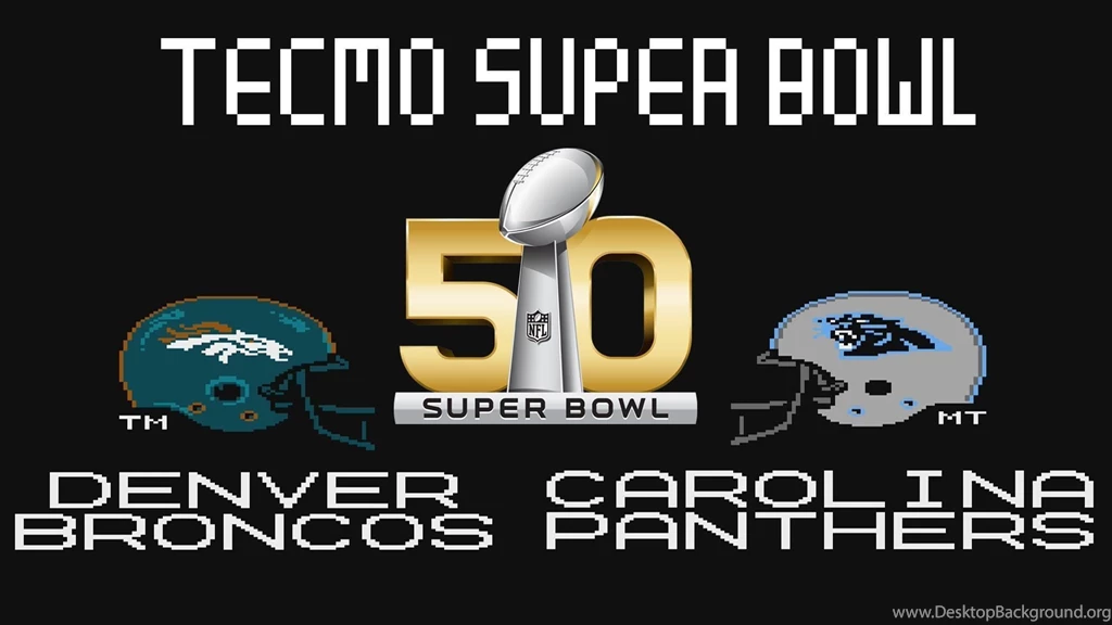 Super Bowl 50: Denver Broncos Vs. Carolina Panthers Tecmo Super ...