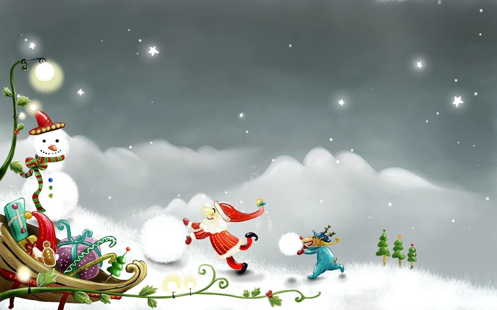 Making A Snowman Wallpapers