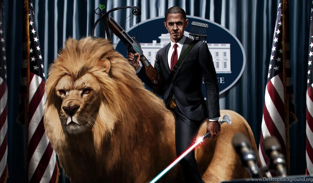 Barack Obama Saddled Lion Wallpapers And Images Wallpapers ...