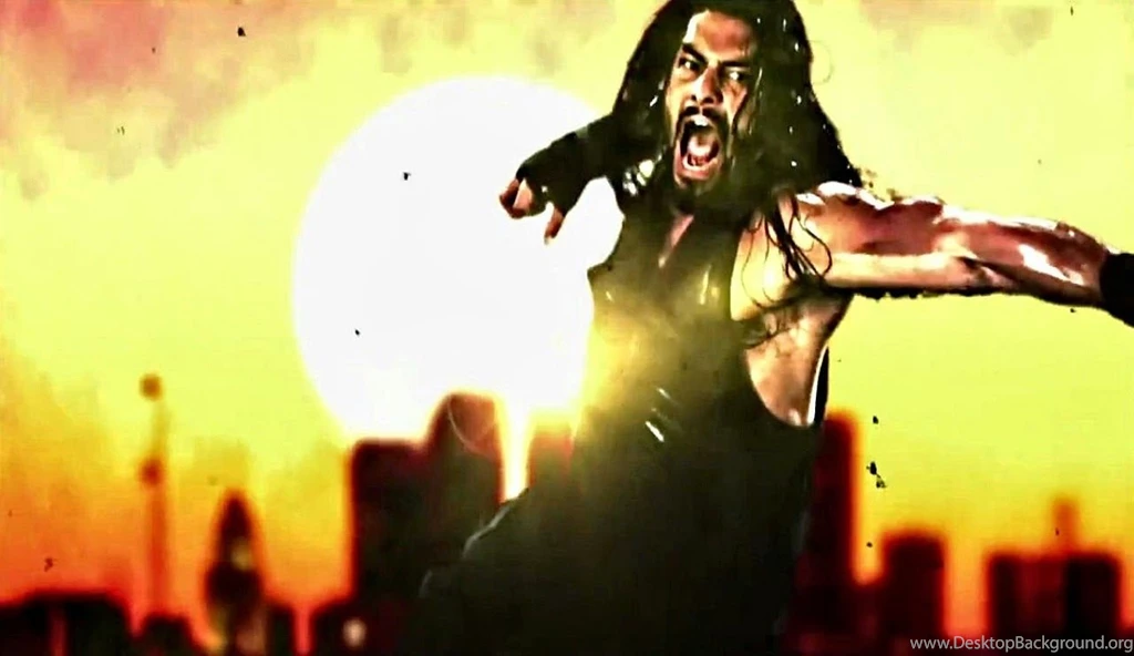 Roman Reigns Superman Punch   HDwallpaper4U.com
