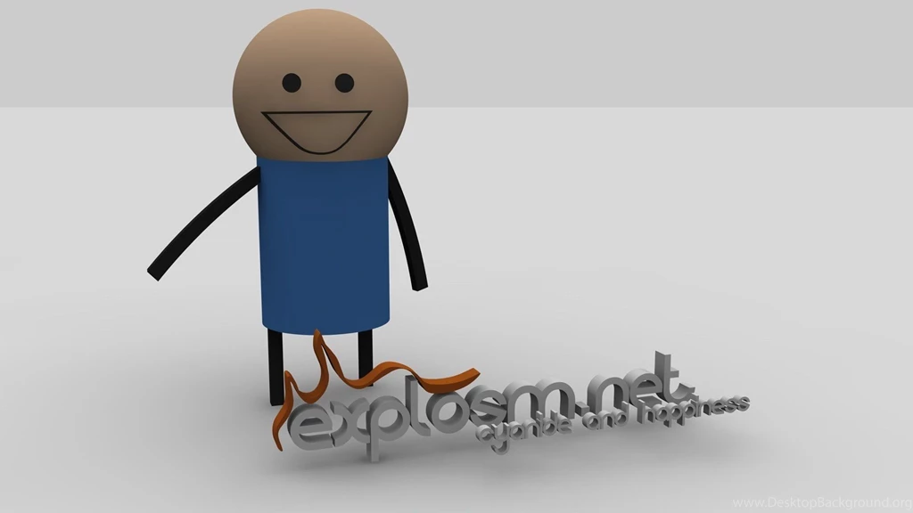 Comics Cyanide And Happiness 3D Modeling Wallpapers