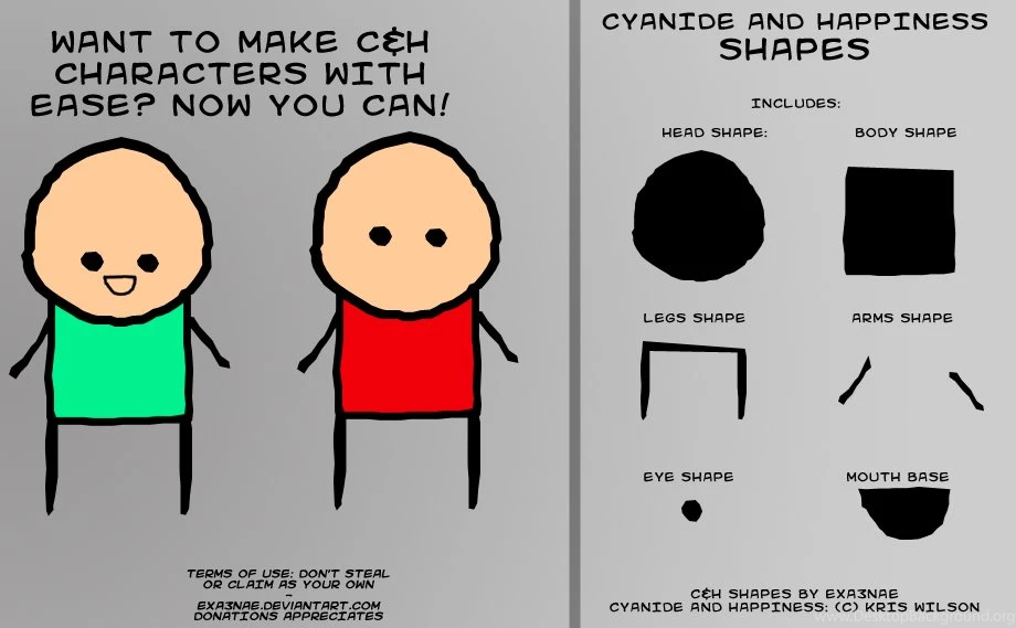 Cyanide And Happiness Shapes By Exa3nae On DeviantArt