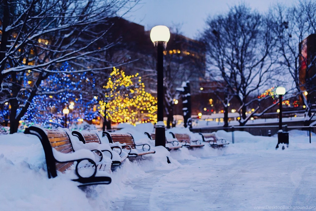 Gallery For Winter City Night Wallpapers