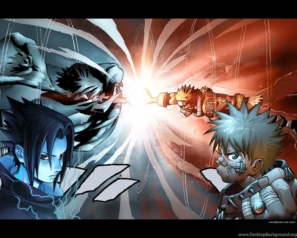 Gambar Keren Naruto Vs Sasuke gambar ke 15