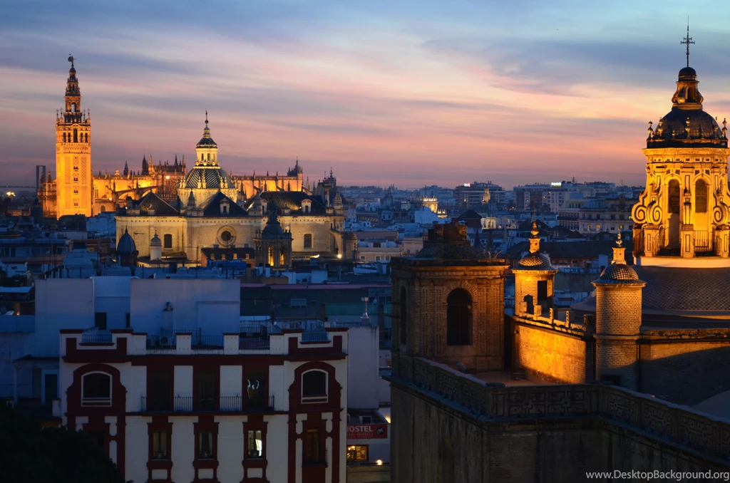 Sevilla At Night Computer Wallpapers, Desktop Backgrounds ...