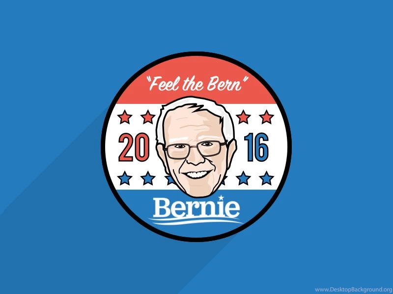Dribbble   Bernie Sanders   "Feel The Bern" Button Concept By DZINR