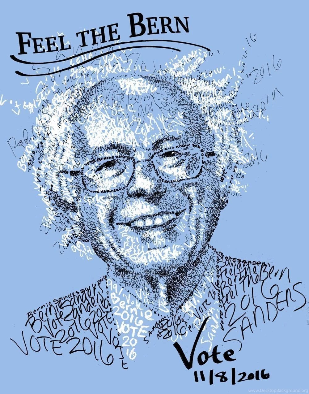 Feel The Bern   90% Of Profits Go To Bernie Campaign — Fleeting States