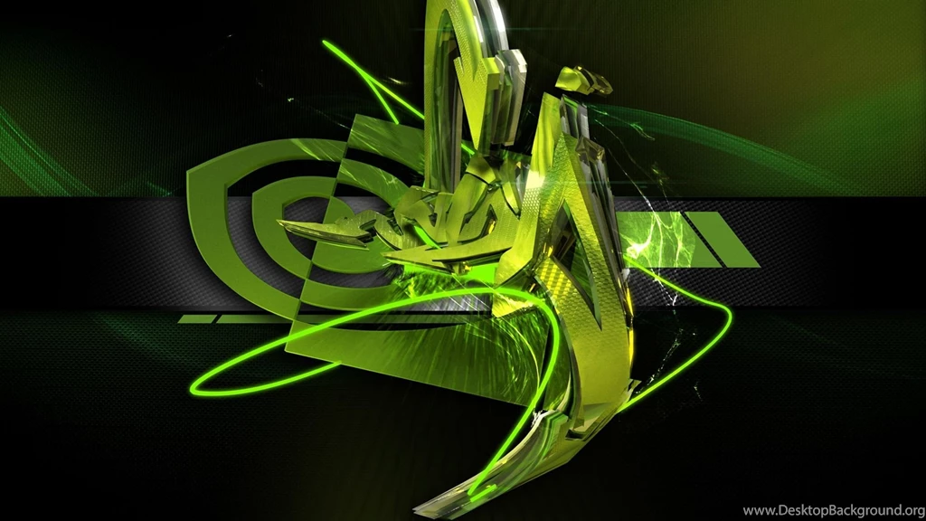 Download Wallpapers 1920x1080 Nvidia, Graffiti, Green, Black, Lines ...