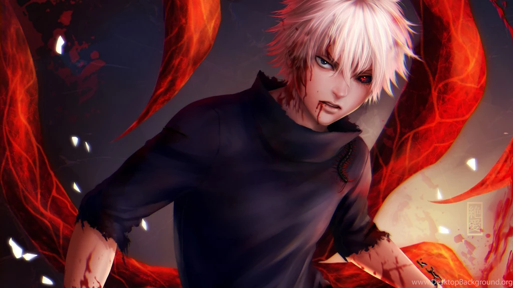 Download Wallpapers 3840x2160 Tokyo Ghoul, Kaneki Ken, Handcuffs ...