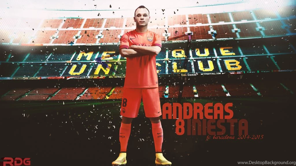 2015 Andres Iniesta Desktop Wallpapers Hd