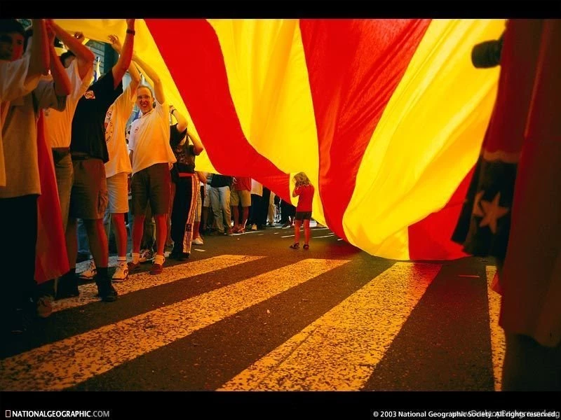 Barcelona, Spain, Catalan Flag, 1998, Photo Of The Day, Picture ...