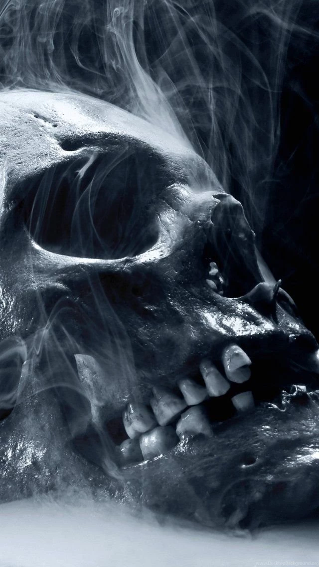 Wallpapers Iphone 5 S Smoking Skull 640 X 1136   640 X 1136 ...