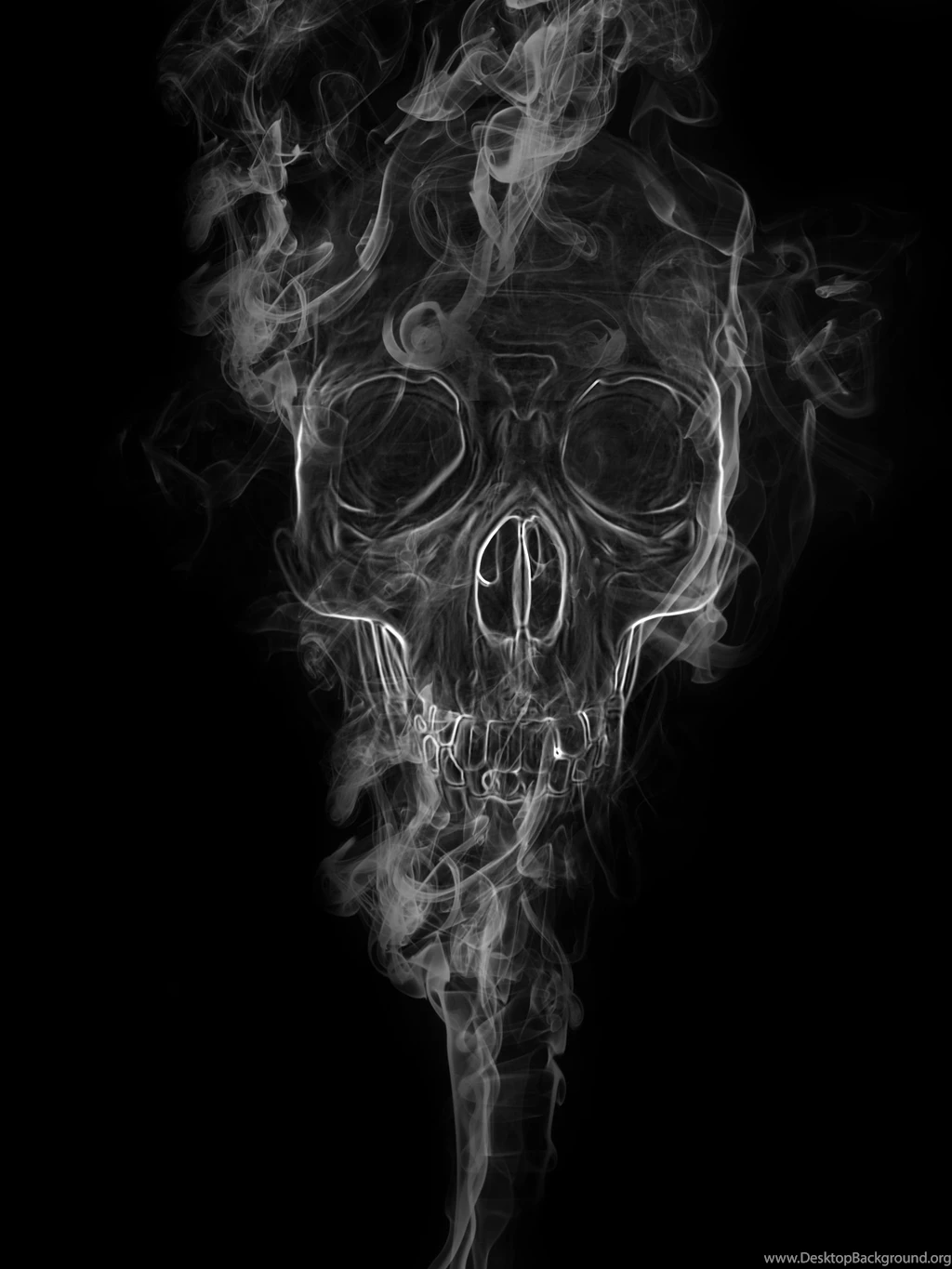 Skull In Smoke By ToinouANDRE On DeviantArt