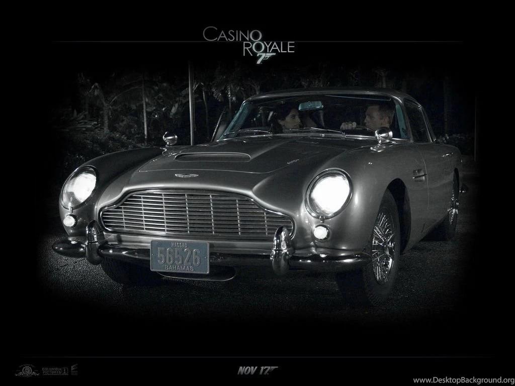 James Bond And Solange Dimitrios In Aston Martin DB5 In Casino ...