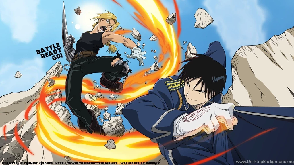 Fullmetal Alchemist Elric Edward Roy Mustang Wallpapers