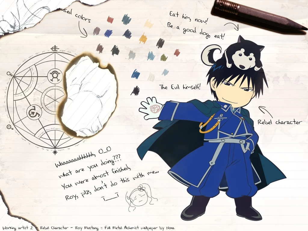 Roy Mustang Chibi! X3   Roy Mustang Wallpapers (12146427)   Fanpop