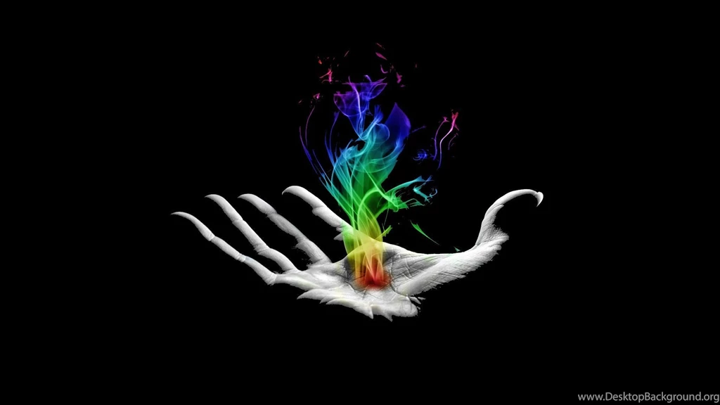 Colorful Smoke Abstract Hand Desktop High Definition Wallpapers ...