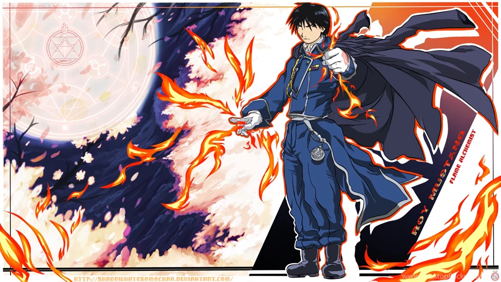 WALLPAPER Roy Mustang Flame Alchemist By Shadowhatesomochao On ...