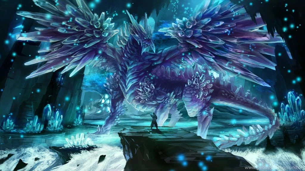 Fantasy Ice Dragons Cool Wallpapers