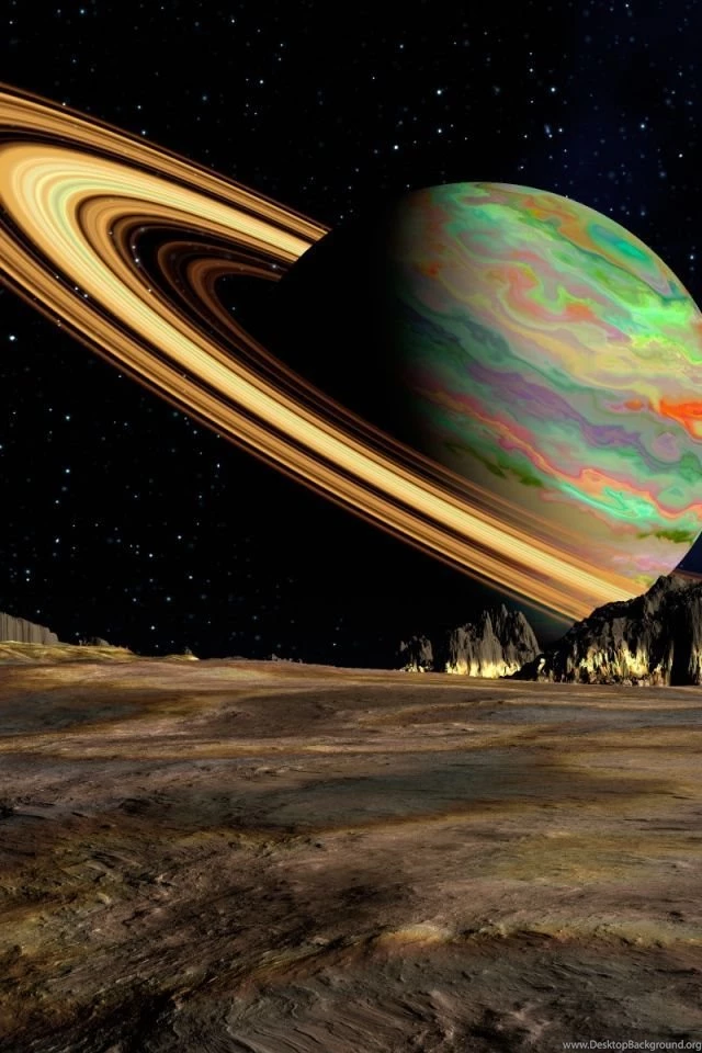 Download Wallpapers 640x960 Planet, Saturn, Space, Ring iPhone 4S ...