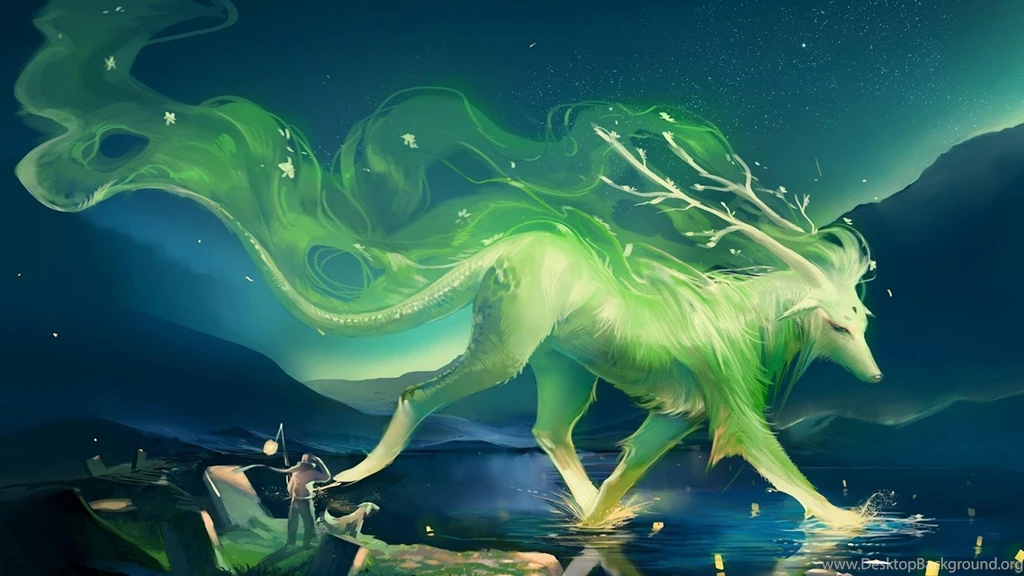 Fantasy Giant Wolf Monster Artwork >> HD Wallpaper, Get It Now!